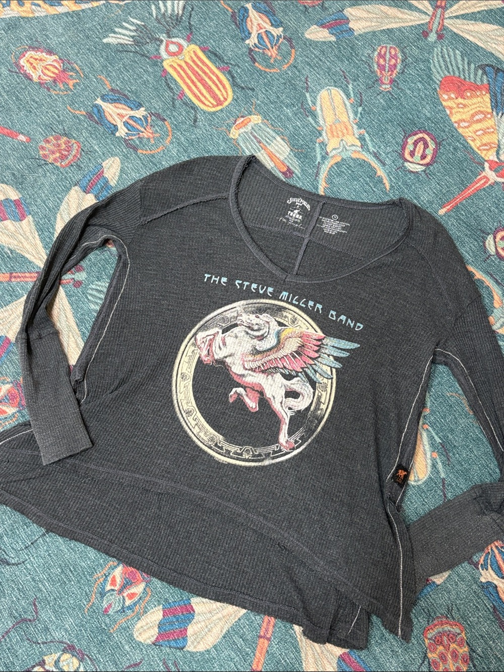 Free People x Trunk LTD The Steve Miller Band Graphic Long-Sleeve Top M
